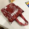 Schoolbags Children Elementary School Girls Junior High School Students High School Students Make up Lessons Bag Letters High Appearance