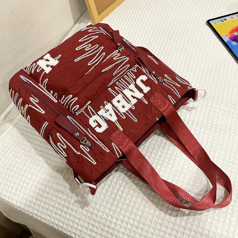 Schoolbags Children Elementary School Girls Junior High School Students High School Students Make up Lessons Bag Letters High Appearance
