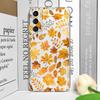 Cartoon Autumn Pumpkin Fall Maple Leaf Halloween Phone Case for Samsung Galaxy A55 A54 A53 A14 A16 A36 A35 A13 15 A25 Soft Cover