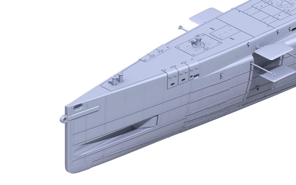 Das Werk Scale World War I German SM U9 Plastic Model Kit USCDW72001 1/72 U-Boat