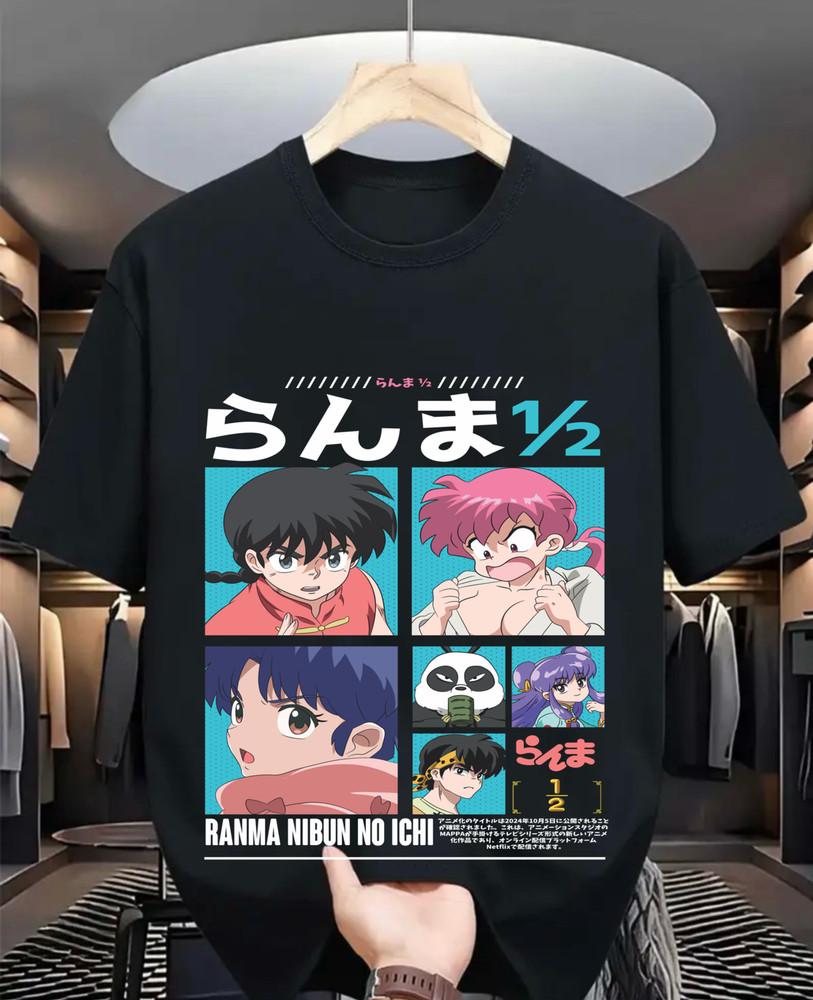

Anime Ranma 1/2 T-Shirt Shampoo Rumiko Takahashi Manga Anime shirt Graphic Tee 2XL