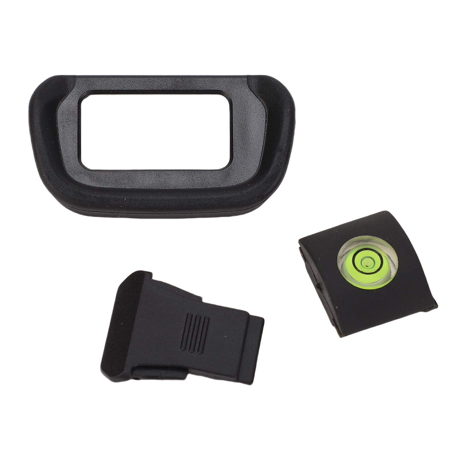 

Camera Eyecup Level and Hot Shoe Cover Set Fit for R10 3 in 1 Camera Viewfinder Eyecup Bubble Level Hot Shoe Cap
