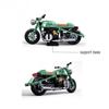 215pcs Green Motorcycle Puzzle Building Blocks Modeling Building Blocks Small Particle Building Building Blocks DIY Suitabl