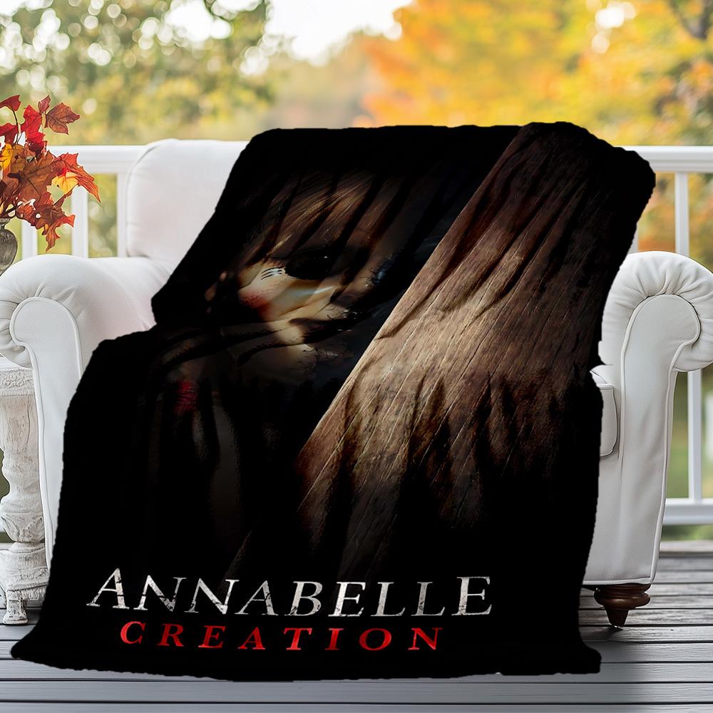 1PC Annabelle Creation Outdoor Flannel Blanket Soft Plush Decor for Picnics, camping,Bedroom, Playroom, Office1211A