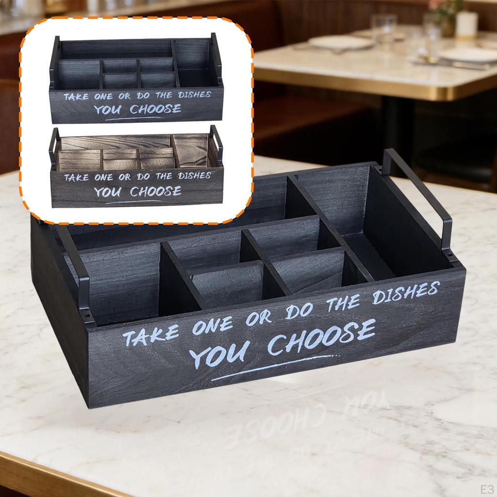 Portaposate per Feste, Contenitore portaoggetti, Organizer per Piatti di Carta Tavolo, Buffet, Bancone