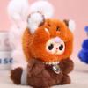 Kawaii Vinyl Animal Plush Keychain Cartoon Figure Plushie Bag Pendant Anime Bunny Key Chain Office Ornament Fluffy Stuffed Doll