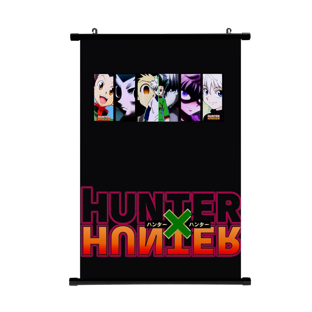 HUNTER X HUNTER Painting Scroll Poster Gon Freecss Killua Hisoka Home Decor Hanging Painting Boys Girls Scroll Poster