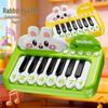 Little White Rabbit Kids' Pocket Piano - Cute Pet-Themed, Multifunctional Musical Toy for Early Childhood Learning