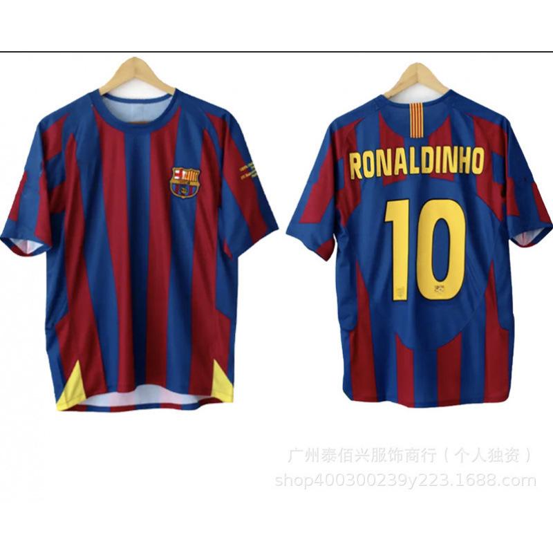 Wholesale Serie A Classic Retro Football Jersey AC Milan Kaka Inter Home and Away Short Sleeves Undertake Delivery