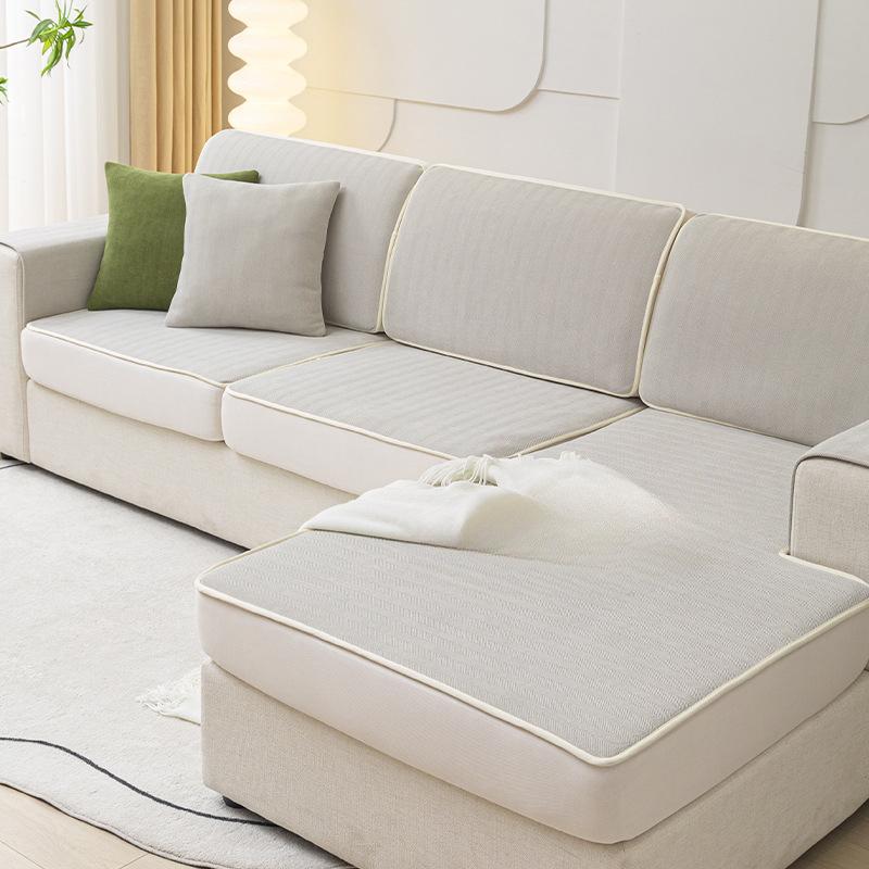 Sofa Cover Matcha Green High-Grade Universal All-Inclusive Sofa Chenille Non-Slip Four Seasons Cushion