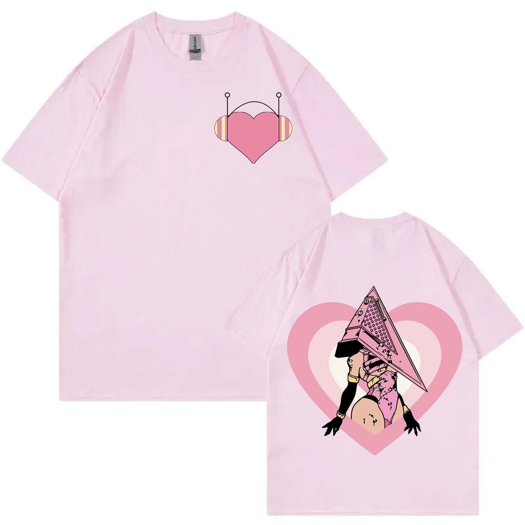 Game Silent Hill 3 Embroidered Princess Heart Graphic T Shirts Harajuku Y2k Short Sleeve Tshirt Unisex Fashion Casual Tshirts