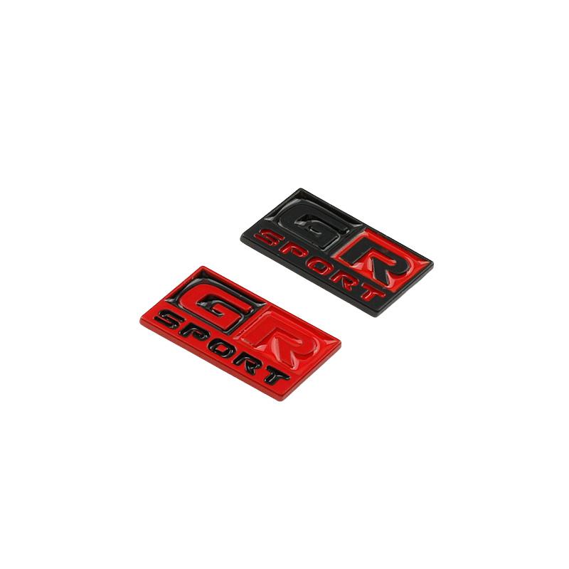 Car GR Sport Steering Wheel Interior Logo Badge Emblem Decals Sticker For 4jhe 86 CHR SUPRA Corolla RAV4 Prius YARiS Hilux JHE6