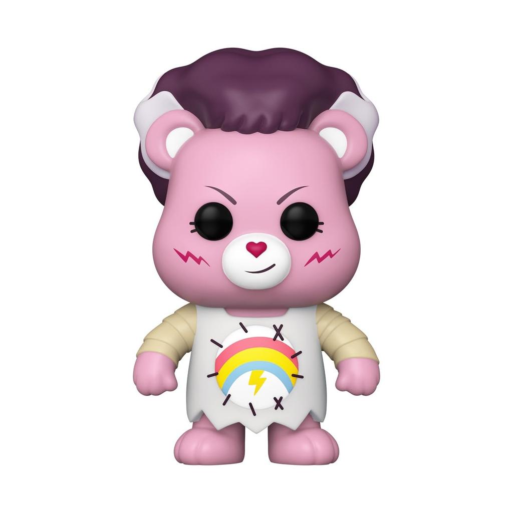 Care Bear Cheer Bear Frankenstein Figure Funko Cheer Bear Bride of Frankenstein Carebears X Universal Monsters Funko Pop!
