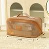 Large Capacity Nylon Mesh Makeup Bag, Breathable Multi-Layer Cosmetic Organizer Bag, Lightweight Toiletry Bag, Fashion Travel Wash Bag