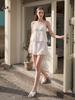 STAY WITH ME Cotton Lace Top_White
