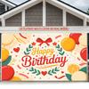 Party Backdrop Flat Balloons Flowers Multi Layered Celebrations Photo Booth Background Front Door Decor