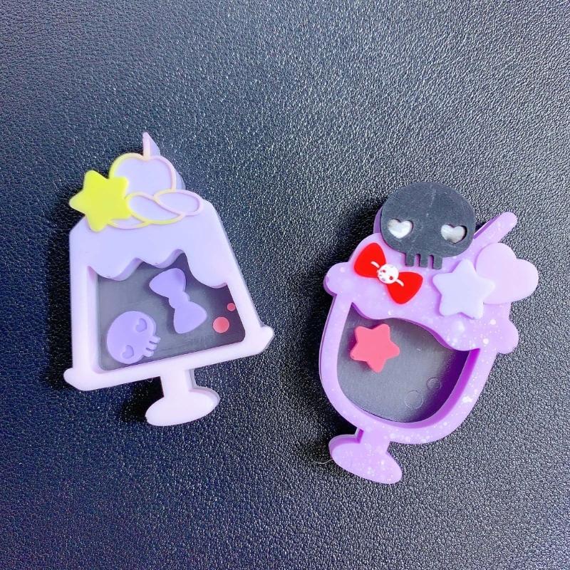 Resin Casting Shaker Mold Epoxy Quicksand Silicone Mold Resin Shaker Mold for Pendant Jewelry Keychain Decoration Making