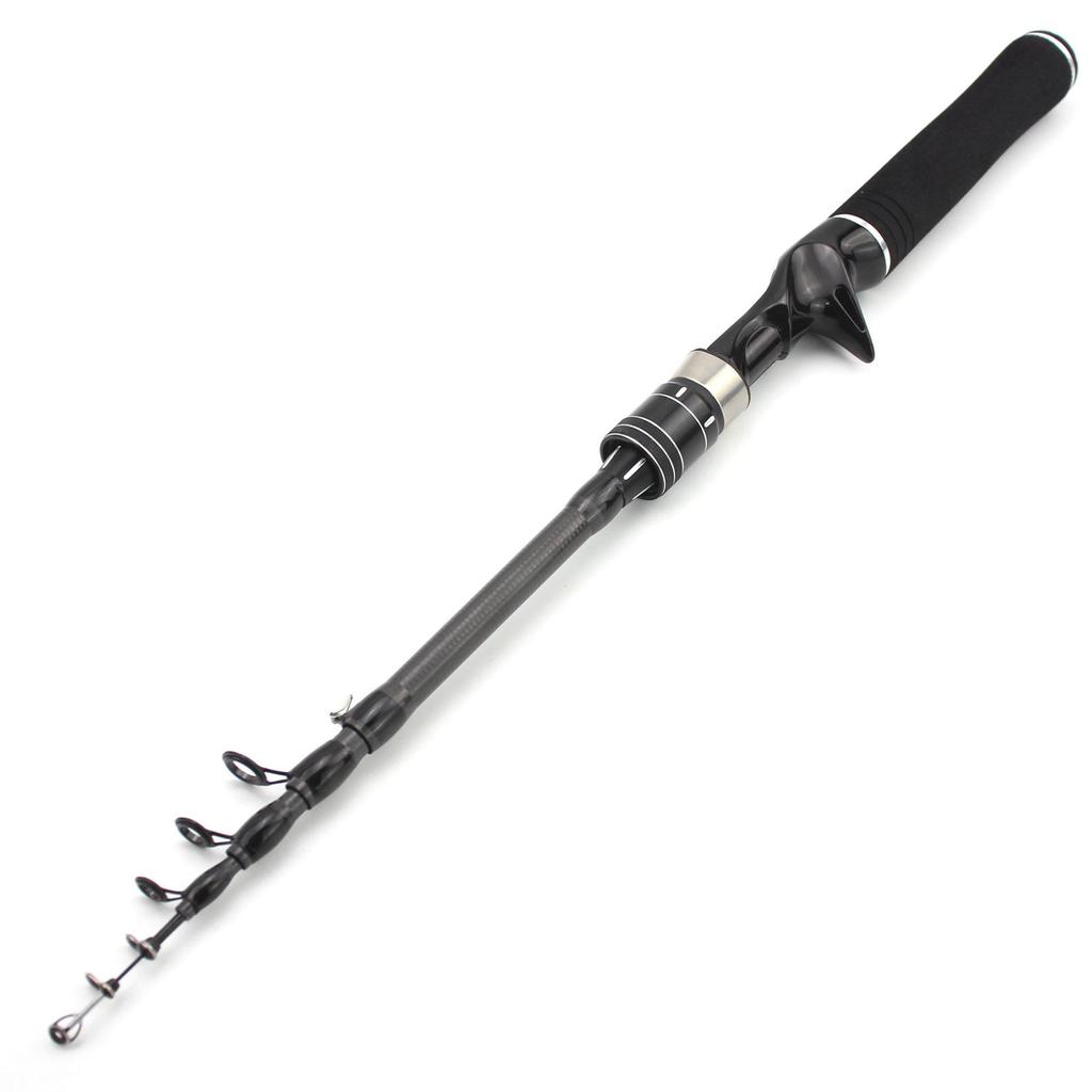 Ultralight Telescopic Tinplate Fishing Rod—Sensitive Tip for Small Fish, Compact for Backpacking.
