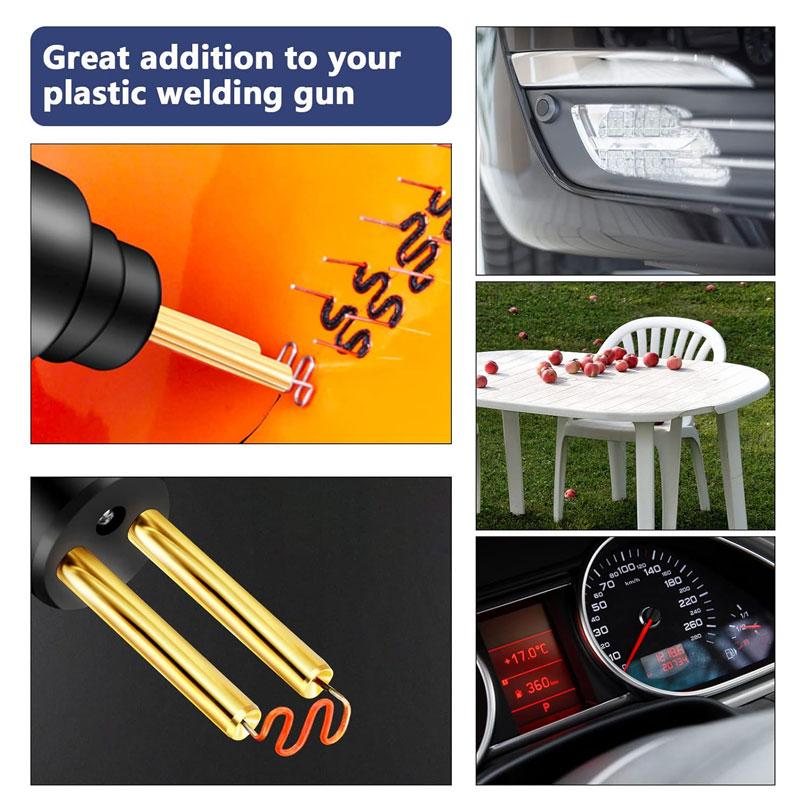 800/600/100 STÜCKE Automotive Kunststoff Reparatur Schweißnägel Heißschweißhefter 6 stil Mix Mit Box Kunststoffschweißpistole Teile