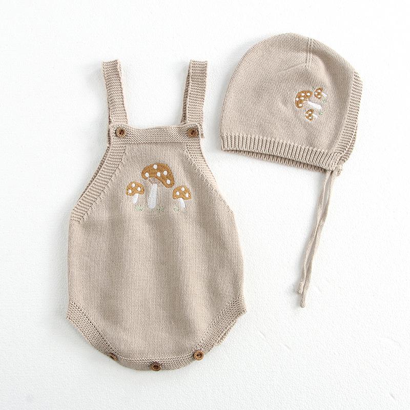 Unisex Baby Crawling and Toddler Clothes: Long-Sleeve Sweater Romper