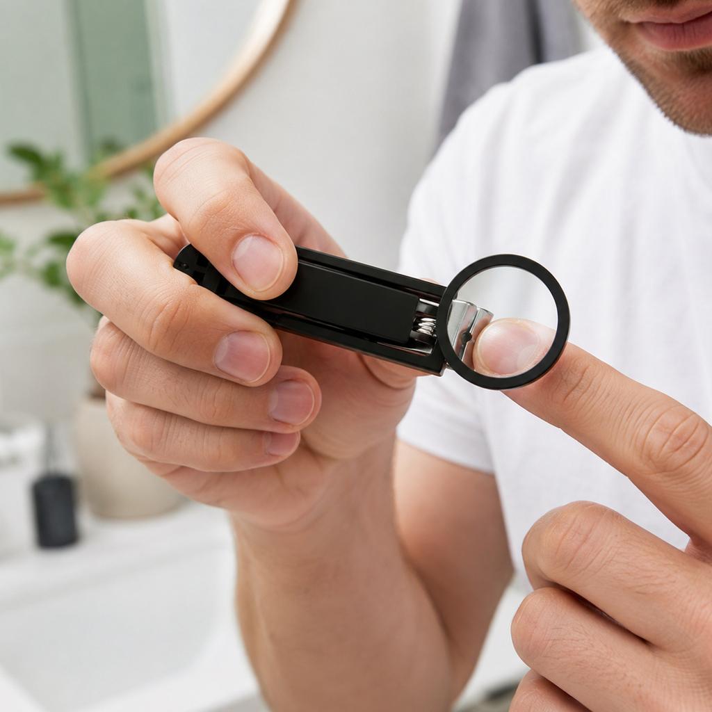 Vergrößernde Nagelscheren mit - Schutz, Nägel für Ältere und Erwachsene, Präzisions-Fingernagel-Zehennagel-Schneider