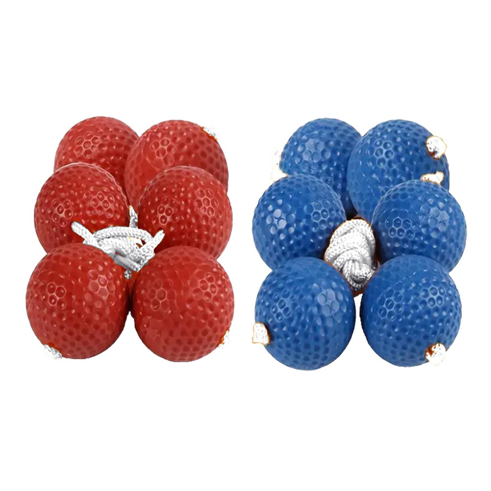 

6lots Weatherproofed Ladderball Bolas for Lawn Picnics Group Activity for Outdoor Activity белый