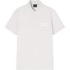 Solid Ribbed Detail Cotton Short Sleeve Polo Shirt Men Tops XM002390-AF13026-U1074