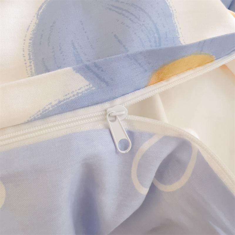 Lençol de cama de algodão macio e respirável de alta qualidade para dormitório estudantil, conjunto de 3 peças universal para cama de solteiro em dormitório