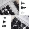 Universal Auto Fastener Clips 100Pcs Car Bumper Fender Retainer Rivet Pin Door Trim Panel Clips