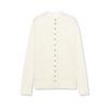 2026 Spring European Style Women's High Neck Long Sleeve Knit Cardigan
