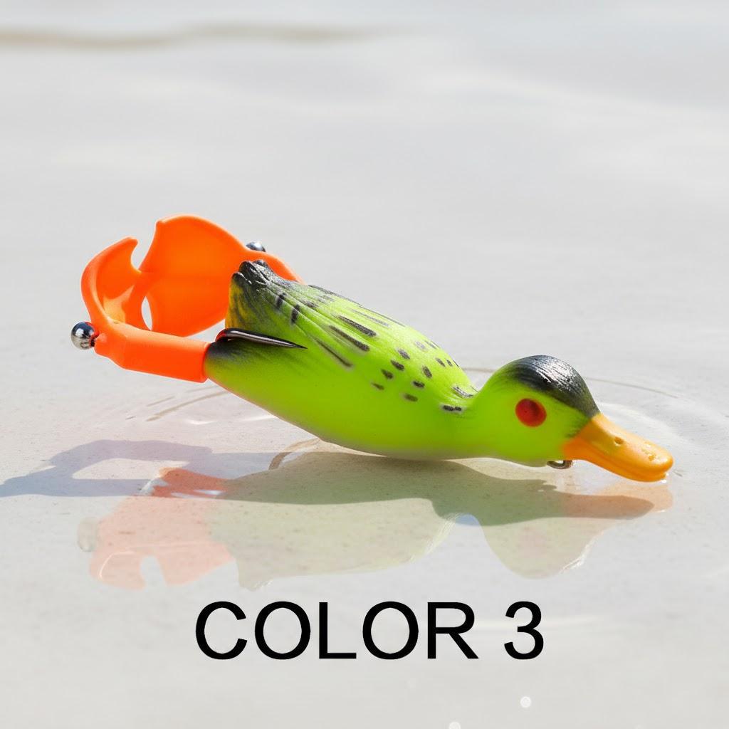 

Topwater Bass Fishing Lure Soft Rubber Duck Bait 9cm 11 7g Silicone Duckling Propeller Flipper Tackle for Freshwater Saltwater