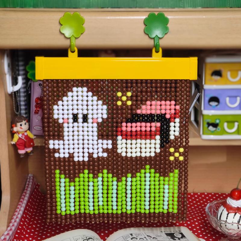 

Винтажный узор «Карамельный пудинг», мини-штора из бусин, декоративные поделки, кавайная бисерная картина «Суши» для декора комнаты девочки, стиль ИНС