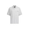 Polo Shirt Men's Solid Light Gray IP3980