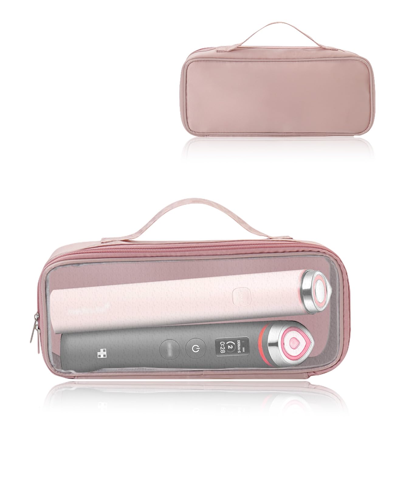 

Medicube AGE-R Booster Pro MiniAGE-R Booster Pro Черный чехол, крышка, чехол для хранения косметического устройства [YANMONGI] Ударопрочный, портативный, легкий доступ, полный