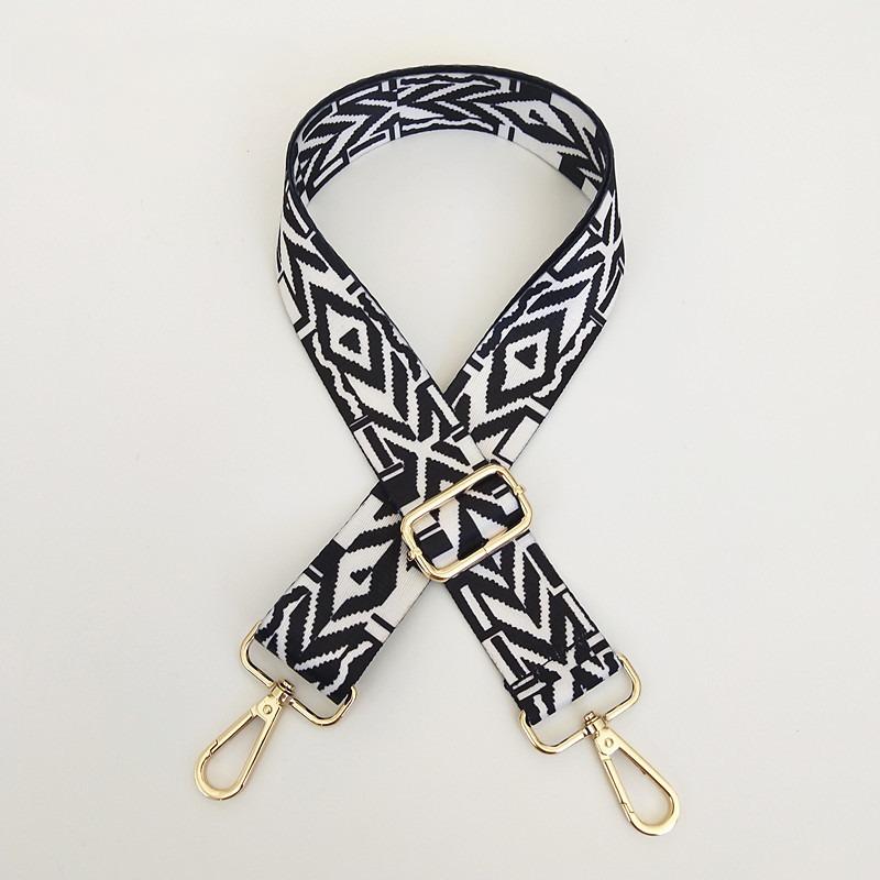 New Ethnic Style Series Women's Bag Shoulder Strap Accessories Adjustable Wide Shoulder Strap Color Bag Versatile Webbing