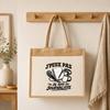 Sac Cabas Jute avec Poche J’peux pas je suis Journaliste J'peux pas minimaliste | Toile de Jute et Coton 21 L Fond Plat Anses 65 cm