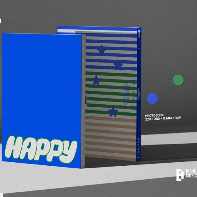 Jin   Happy Solo Album  3 Types Set 