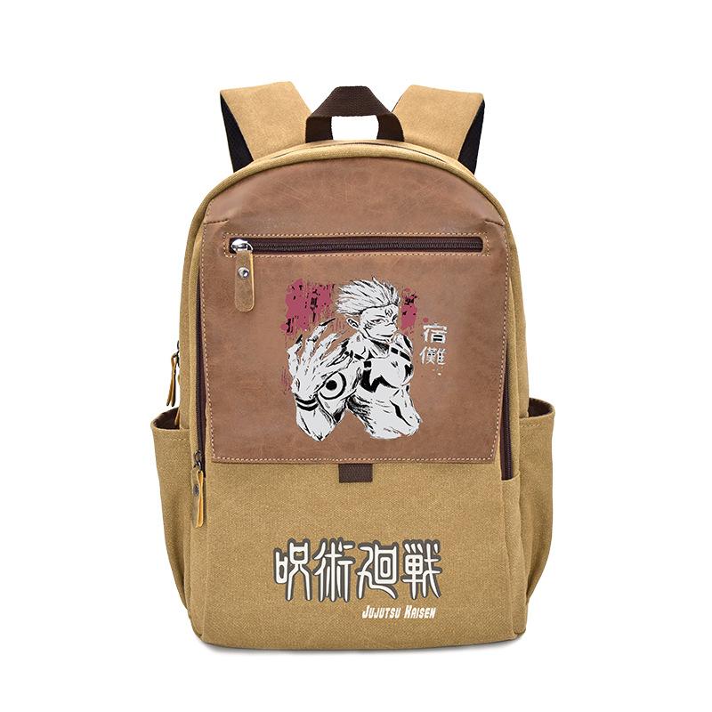 Student canvas backpack
