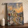 Crafting Supplies for Home Christmas Church Faux Pearl Art Kit Painting DIY 15.75 Kits Beginners X 11.81 Inch Craft Adults Relaxing Decor