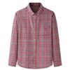Camicia a quadri in flanella a maniche lunghe da uomo taglie forti Autunno/Inverno
