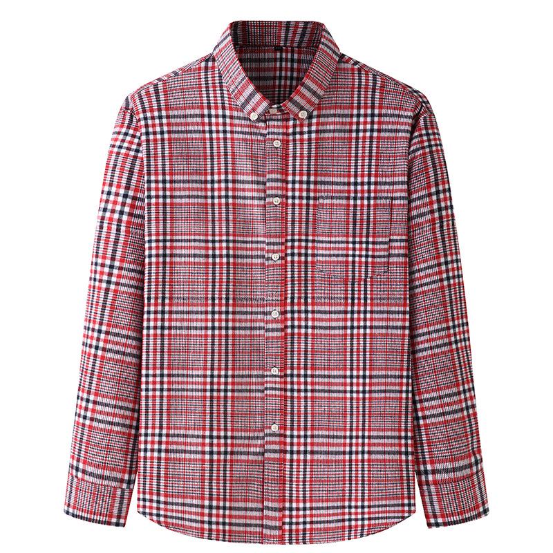 

Plus Size Men s Gothic Plaid Long Sleeve Shirt - Autumn Winter Collection 2XL