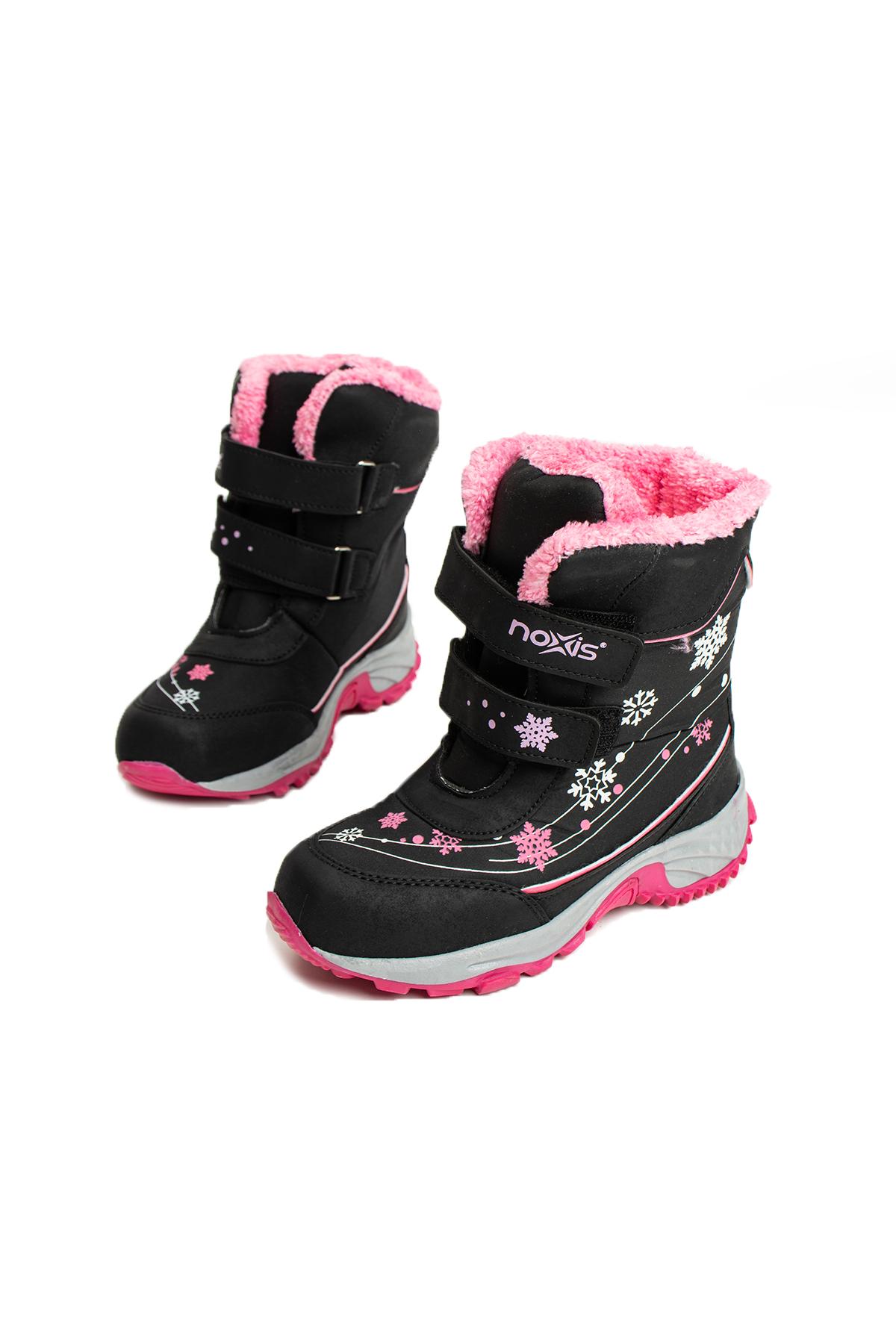 

Детские зимние ботинки на нескользящей подошве с термомехом на липучке 001-30-23