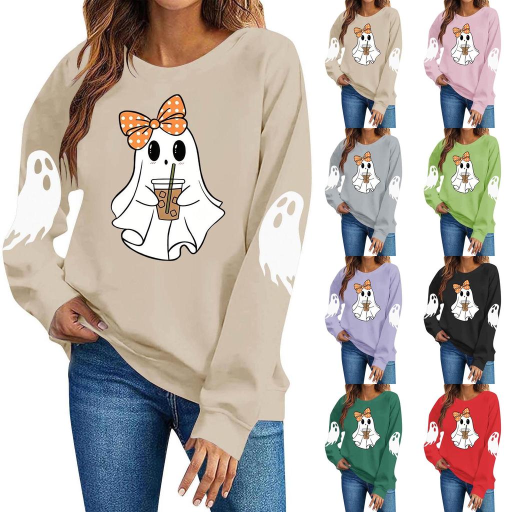Women's Casual Halloween Hoodie Sweatshirt