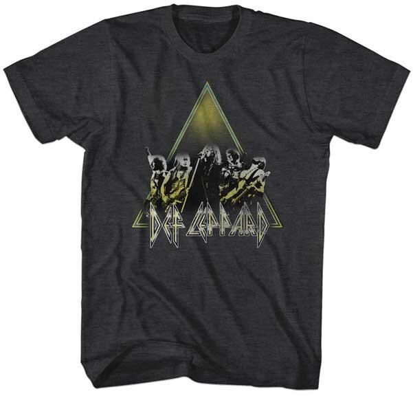 Def Leppard Performing Live On Stage Men T Shirt Rock Band Merch XXXXL