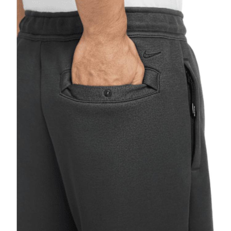 Nike Tech Fashion Comfortable Versatile Wide-Leg Knitted Sports Pants Men bottoms Coal-Black HJ0696-060