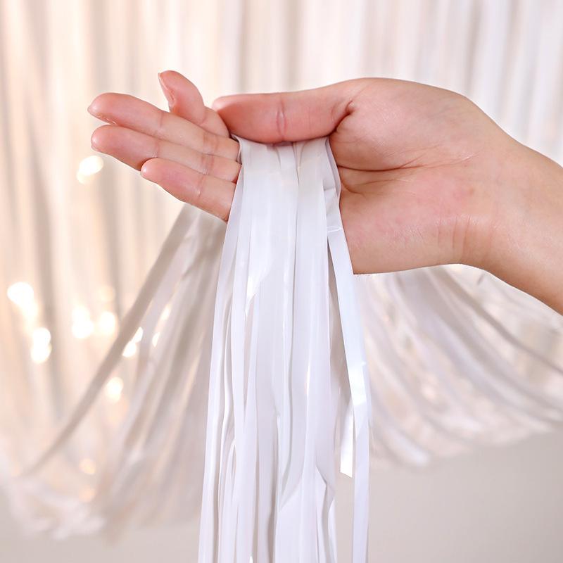 1*2M Rain Curtain: Birthday, Wedding, Stage Decoration Ribbon Strips