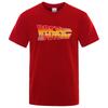 Back To The Future Summer T-shirt Men/women Classic Movie Series Brand Men's T-shirt Personality Tops Tees Short Sleeve Tshirt