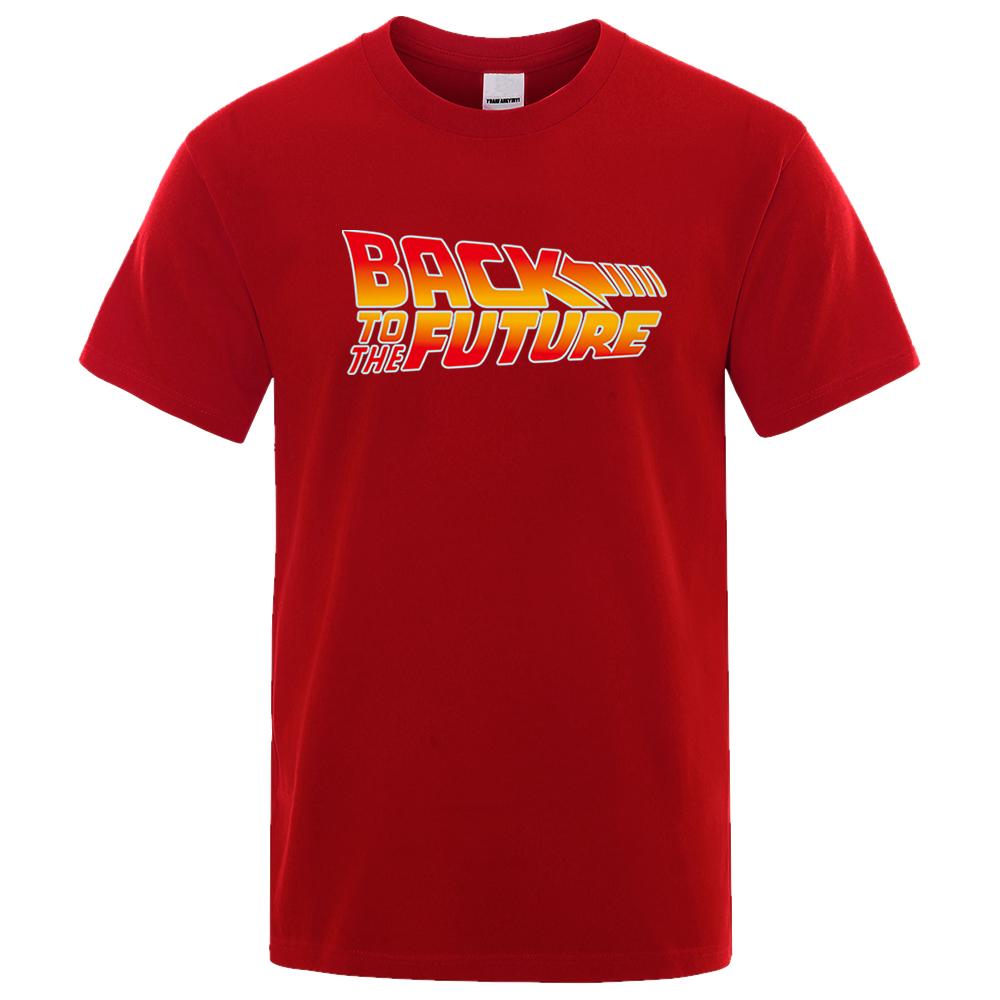 Back To The Future Summer T-shirt Men/women Classic Movie Series Brand Men's T-shirt Personality Tops Tees Short Sleeve Tshirt