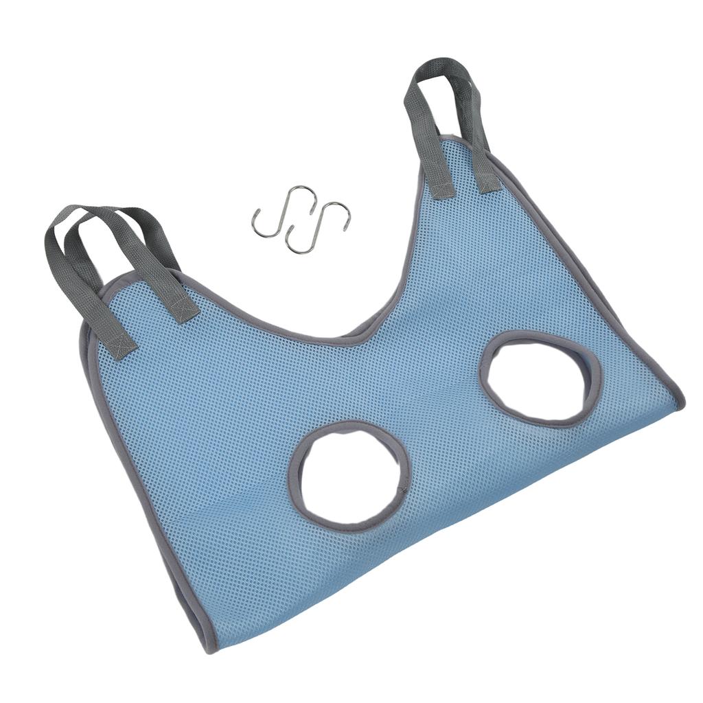 Pet Grooming Hammock Breathable Dog Grooming Sling for Pet Bathing Washing Grooming and Trimming NailBlue 99x56cm
