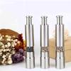 Stainless Steel Pepper Grinder Thumb Push Button Spice Grinder Thumb Push Grinder  Household Use